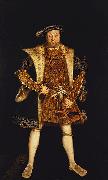 Hans holbein the younger Portrait of Henry VIII Spain oil painting artist
